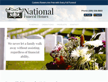 Tablet Screenshot of funeralhomesmiamifl.com